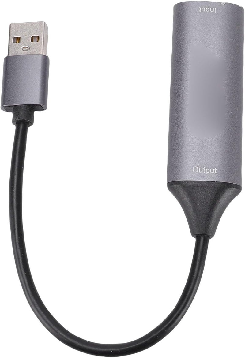 بطاقة التقاط فيديو Zopsc HDMI، إدخال 4K 30Hz وإخراج 1080P 60Hz عبر USB 3.0 للبث المباشر وتسجيل الألعاب، تصميم مضغوط قابل للتوصيل والتشغيل - Image 2
