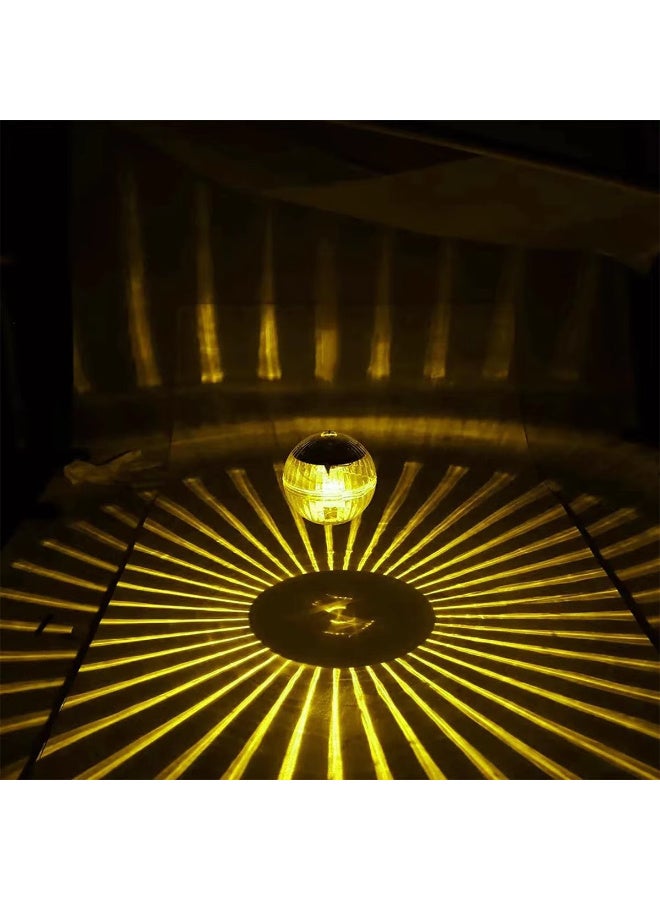 مصباح كرة عائم يعمل بالطاقة الشمسية LED، مصباح ديكور خارجي مقاوم للماء لحمام السباحة والحديقة والبركة - Image 2