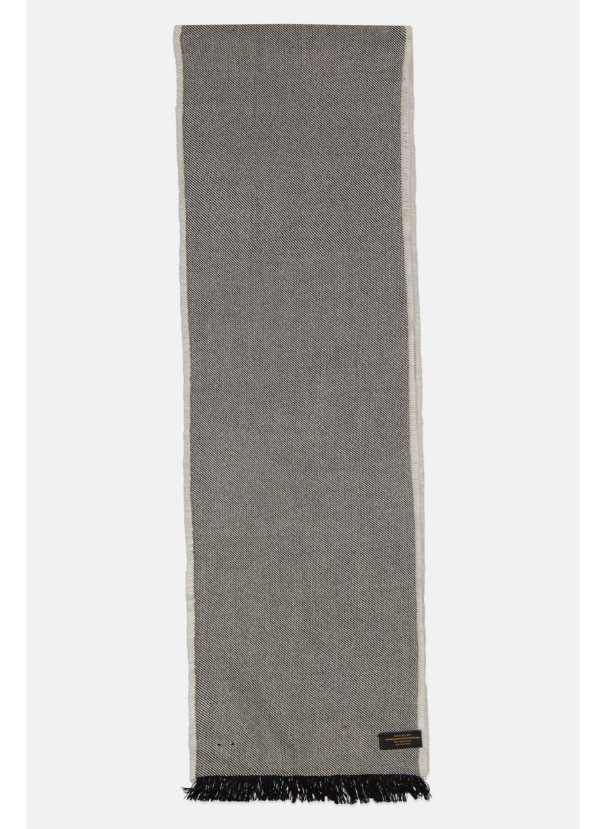 ALEX AND ANI Women Micro Stripe Scarf 190 x 14 cm, Grey  - Image 2