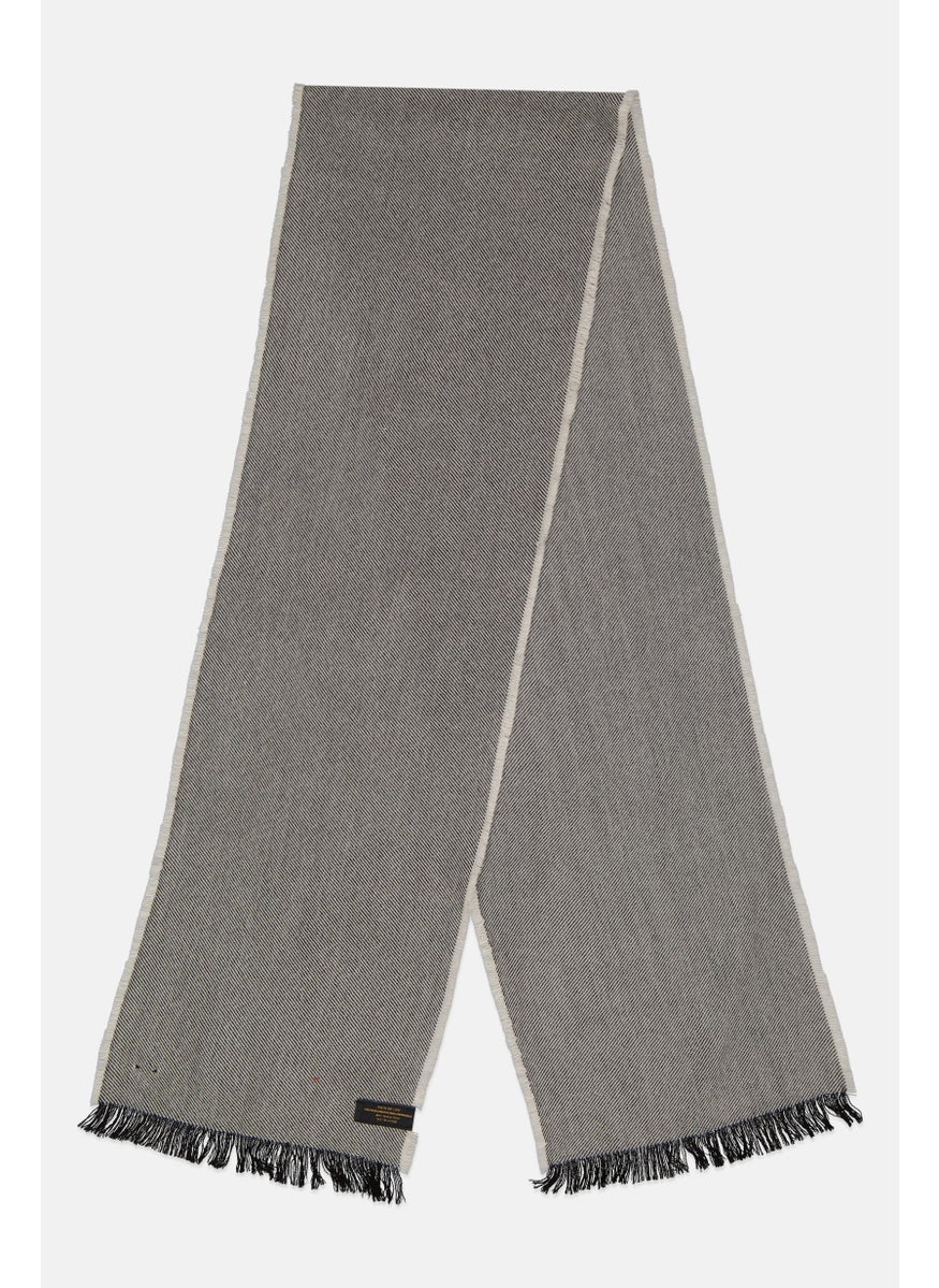 ALEX AND ANI Women Micro Stripe Scarf 190 x 14 cm, Grey  - Image 1
