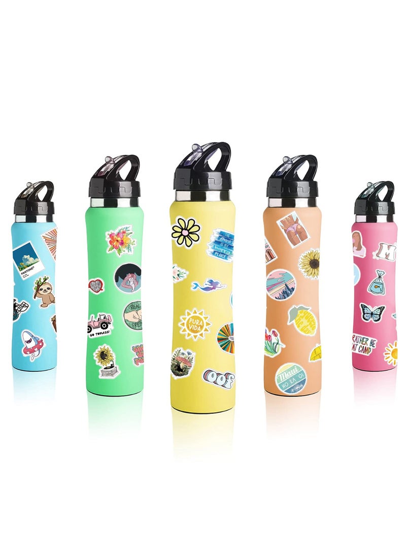 Barakah 200 PCS Waterproof Stickers for Kids and Teens, Aesthetic Designs for Water Bottles, Laptops, Skateboards and Cars - Image 5