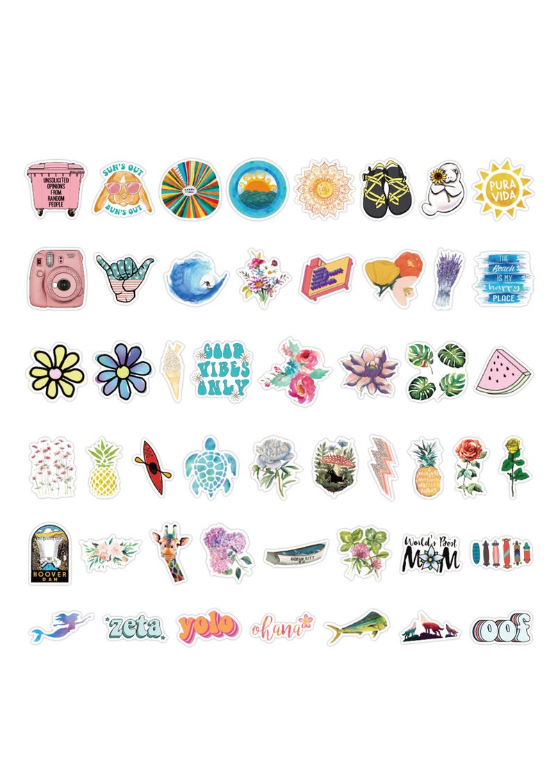 Barakah 200 PCS Waterproof Stickers for Kids and Teens, Aesthetic Designs for Water Bottles, Laptops, Skateboards and Cars - Image 3