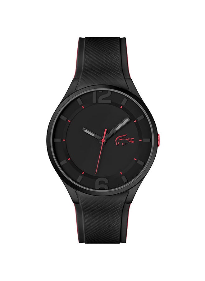 LACOSTE - Men's Analog Round Shape Silicone Wrist Watch 2011235 - 44 Mm - Image 1
