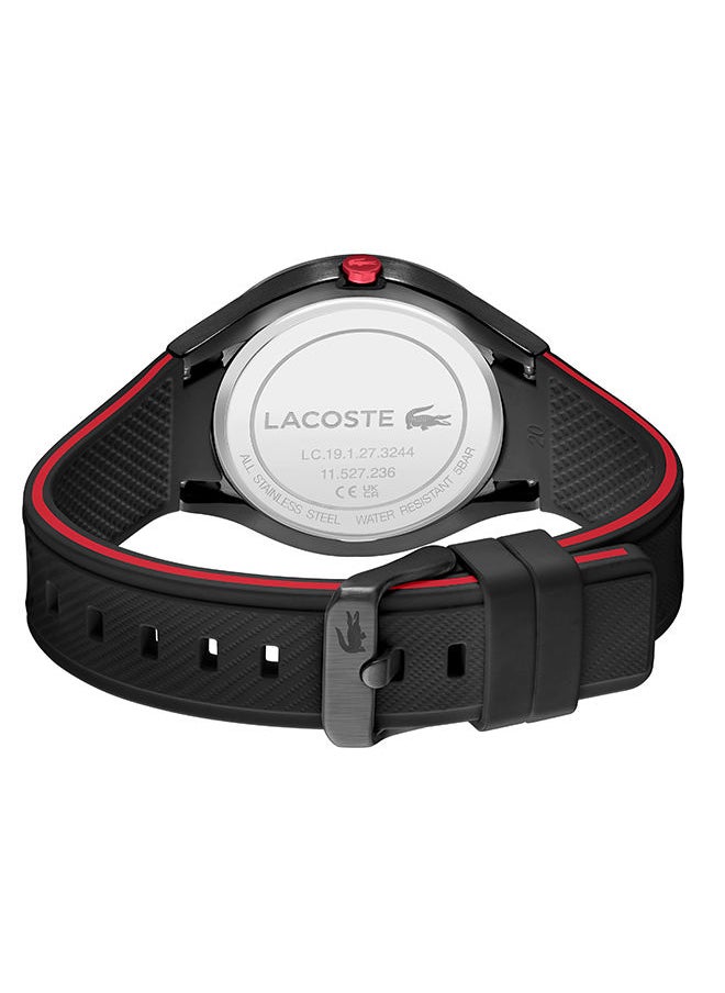 LACOSTE - Men's Analog Round Shape Silicone Wrist Watch 2011235 - 44 Mm - Image 1