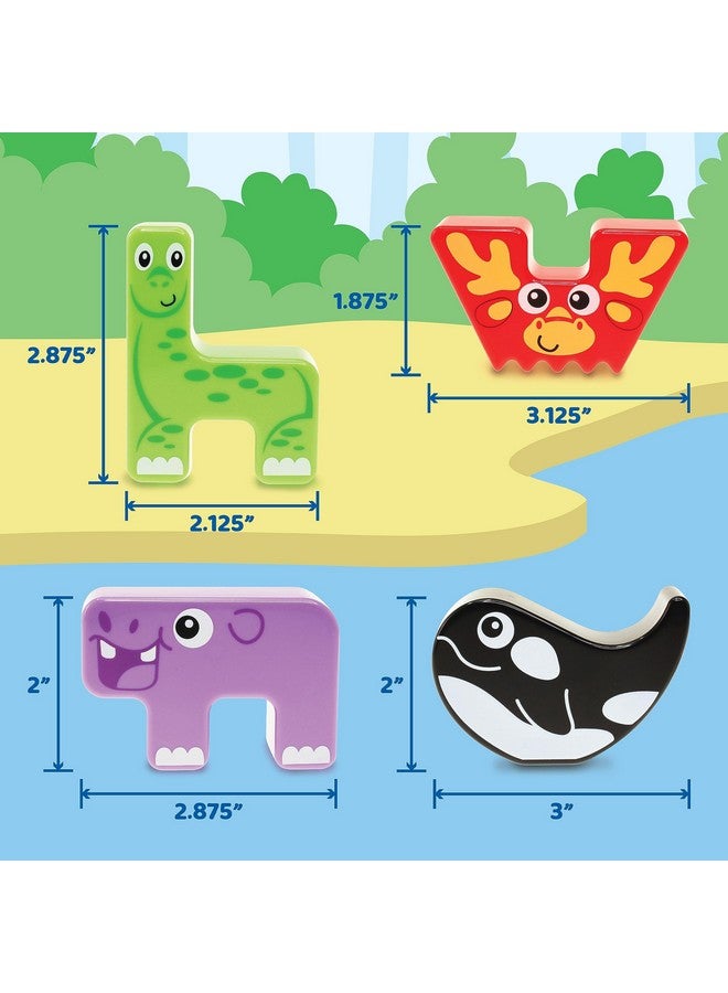 Hap-p-kid Montessori Puzzle N’ Stack Animals Toys, Kids Stacking Building Animal Blocks Toy For Toddler Preschool, Fun Educational Stacker Gifts For 12 18 24 36 Months, 1 2 3 4 Year Old - Image 5