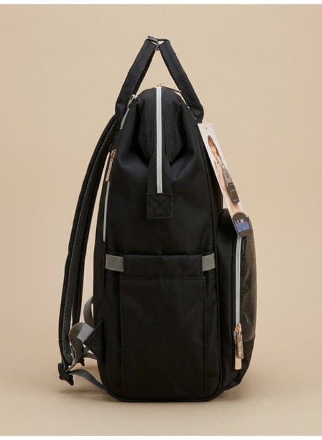 Kidello Professional Maternity Bag with Luxurious Leather Texture - Large Capacity Backpack with Insulated Pockets and Changing Mat - Baby Bag for Outings and Travel - Image 5