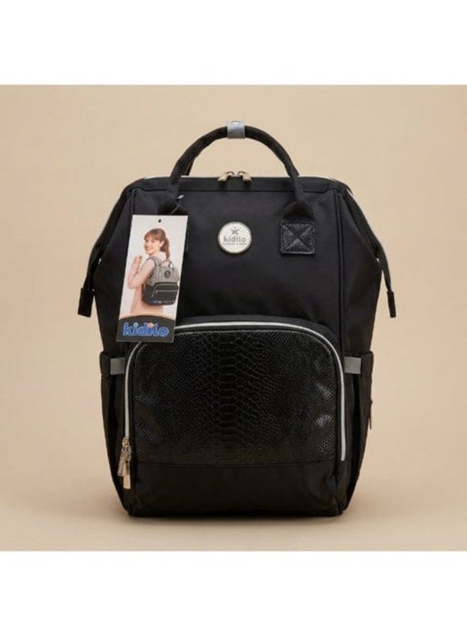 Kidello Professional Maternity Bag with Luxurious Leather Texture - Large Capacity Backpack with Insulated Pockets and Changing Mat - Baby Bag for Outings and Travel - Image 2