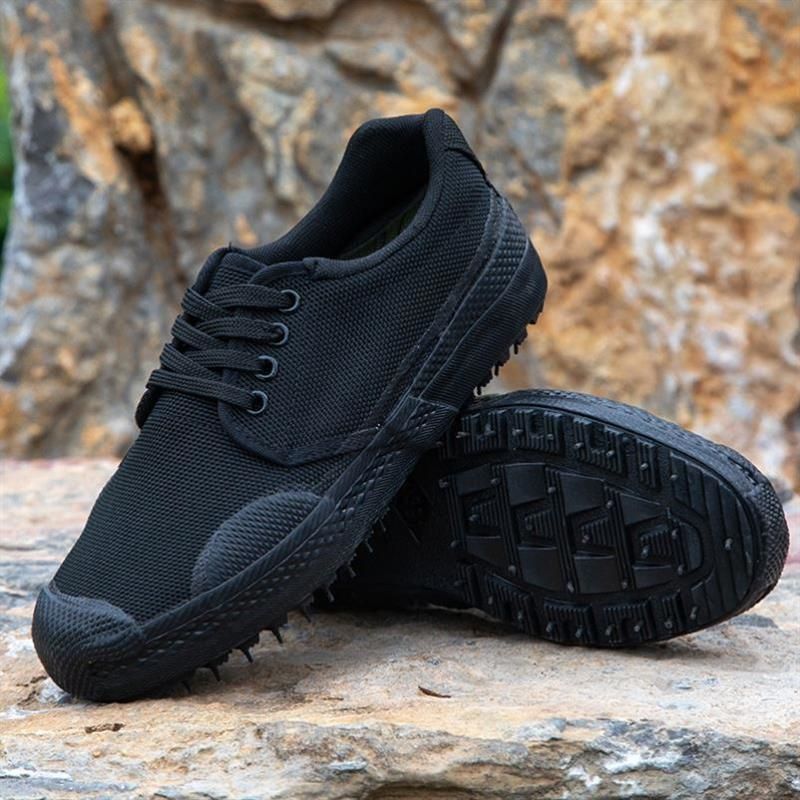Old-Fashioned Labor Protection Shoes For Men, Lightweight, Soft-Soled, Wear-Resistant, Construction Site Camouflage Liberation Shoes, Comfortable And Breathable All-Season Rubber Shoes - Image 2
