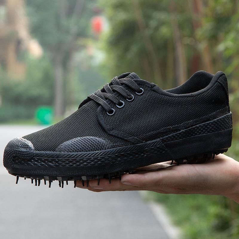 Old-Fashioned Labor Protection Shoes For Men, Lightweight, Soft-Soled, Wear-Resistant, Construction Site Camouflage Liberation Shoes, Comfortable And Breathable All-Season Rubber Shoes - Image 3