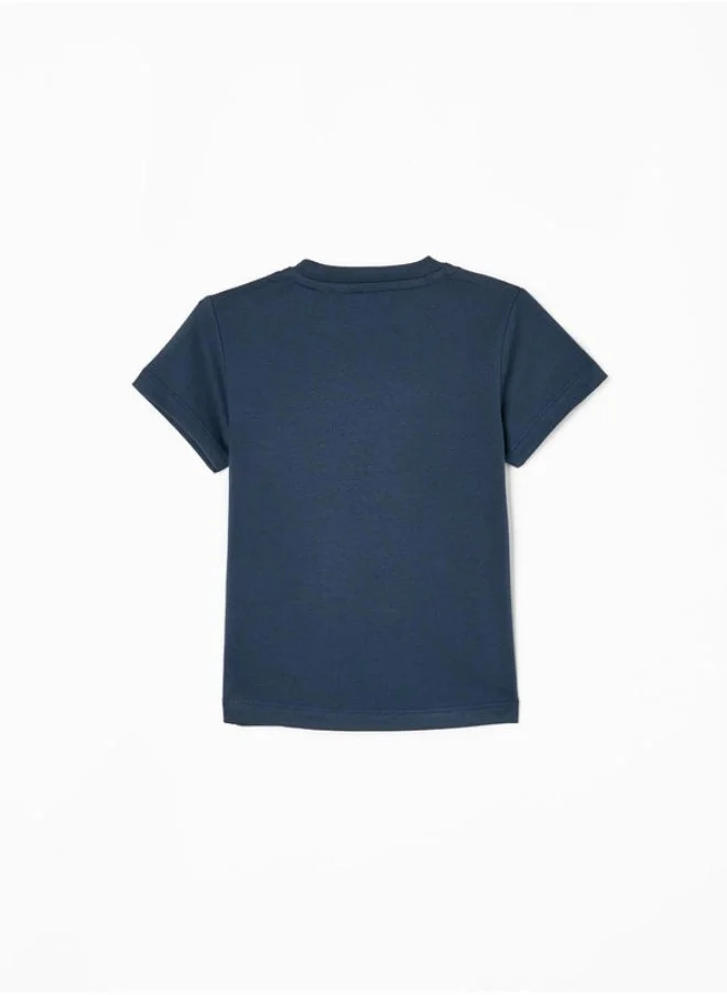 Zippy Cotton T-Shirt UPF 30 for Baby Boys 'Saint Tropez', Dark Blue