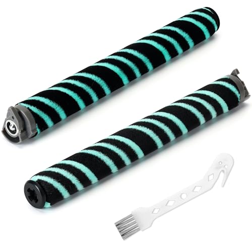 Janedtcyy AZ4000 AZ4002 AZ3901 Soft Brush Roller Replacement Parts Compatible with Shark POWERDETECT Upright Vacuum Cleaner, 2 Brushroll, 1 Cleaning Brush, 468FP4000 - Image 1