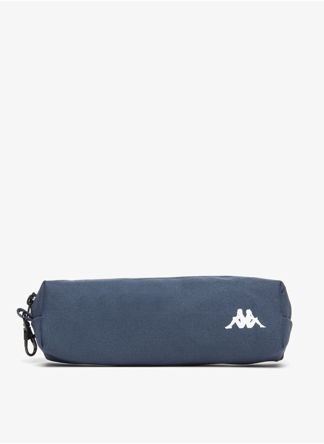 Kappa Lee Cooper Logo Applique Backpack with Adjustable Strap and Pencil Pouch - 45x30x25 cm  - Image 4