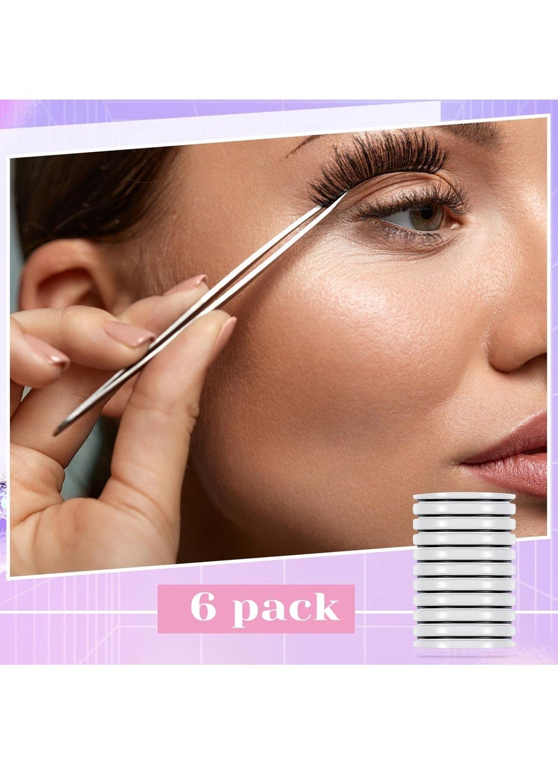 KASTWAVE - Self Adhesive False Eyelash Strips, Reusable, No Glue, Long Lasting Stickiness, Suitable for Most Strips of False Eyelashes, 1 Pcs 10 Pieces, 6 Pcs 1 Set, a Total of 60 Pieces. - Image 1