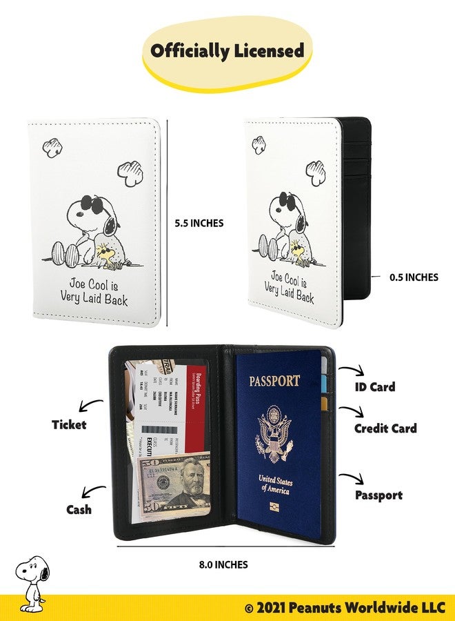 SALLY ROSE Peanuts Joe Cool Snoopy Passport Cover Official License, Cute Passport Holder for Travel, Snoopy Gifts - Image 5