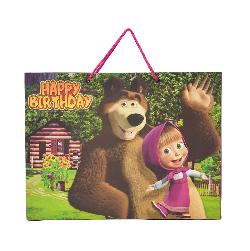 PPJ ® - HAPPY BIRTHDAY CARRY BAG, 16 Inch X 12 Inch X 4 Inch (CARTOON THEME PARTY) (10 Pcs.) RETURN GIFT/GIFTS (LARGE) (Pack of 10) - Image 2