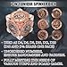 Froggod Roulette Dice Spinner 7in1 Metal DND Dice Set with 3D Relief Mechanical DND Spinner for Dungeons and Dragons Gifts DM PlayersAncient Gold - Image 4