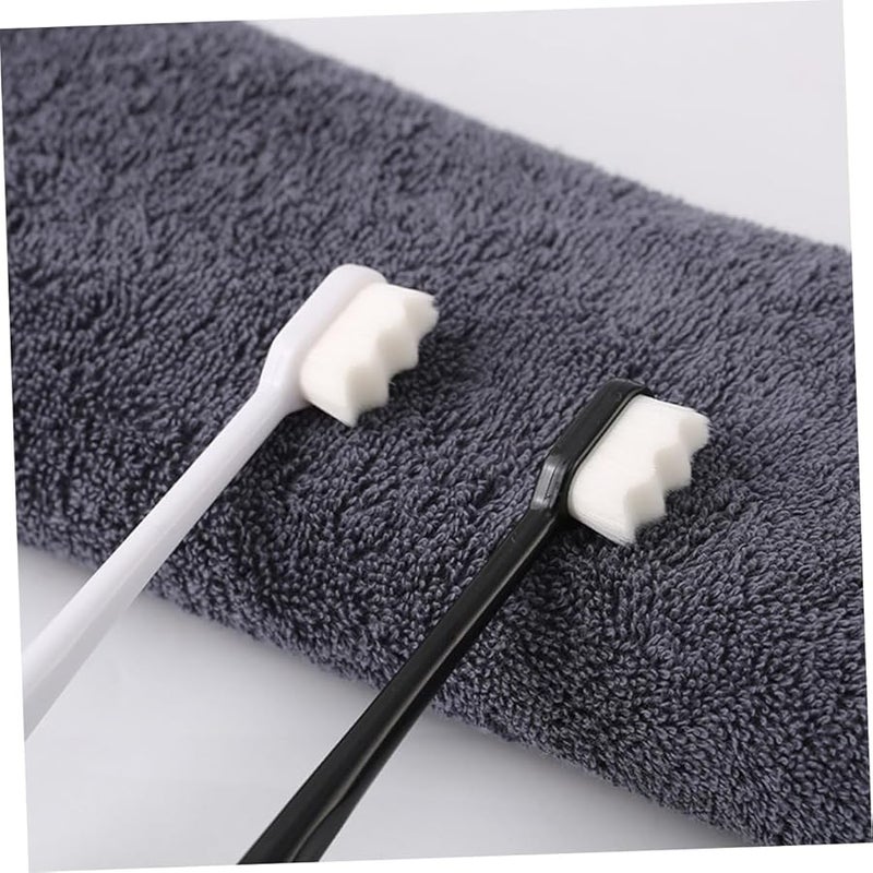 2 Pack Nano Bristle Portable Toothbrush For Adults Soft Cleaning Lightweight Travel Design Oral Care - Image 3