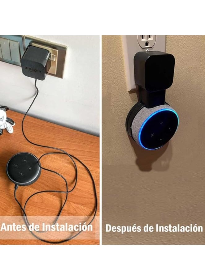 Dot 3 Stand, Wall Mount Bracket for Google Home Mini. Dot 3 base accessory with integrated cable management - Image 4