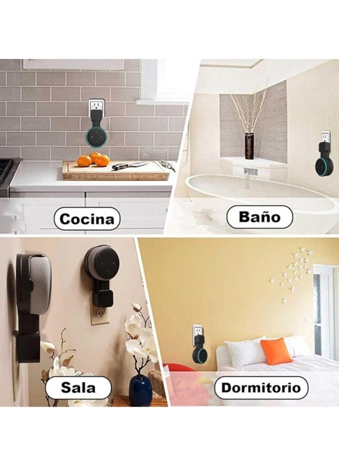 Dot 3 Stand, Wall Mount Bracket for Google Home Mini. Dot 3 base accessory with integrated cable management - Image 5