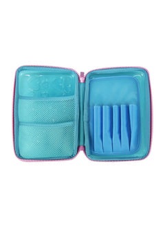 SMILY KIDDOS Smily Kiddos | Smily PVC Pencil Case (Light Blue) | Kids & School Pencil Case | School Pencil case | Pencil Case for Boys & Girls | Girls Stylish Pencil Box  - Image 4