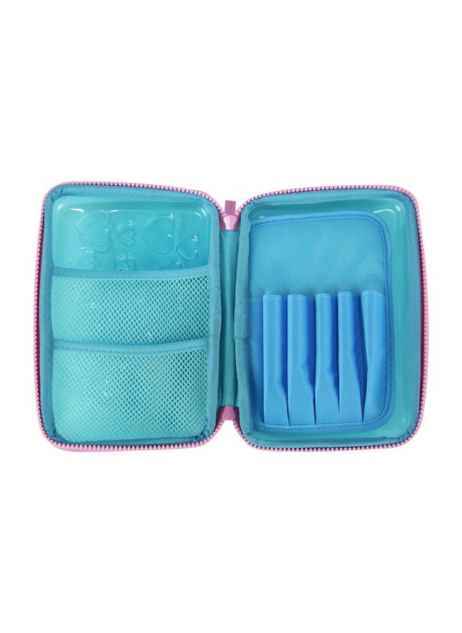 SMILY KIDDOS Smily Kiddos | Smily PVC Pencil Case (Light Blue) | Kids & School Pencil Case | School Pencil case | Pencil Case for Boys & Girls | Girls Stylish Pencil Box  - Image 4