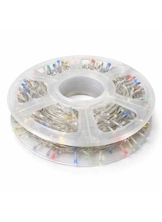 Home Care 50 متر أضواء خيوط الجنية LED، 320 LED، أبيض دافئ – قابس 3 دبابيس، 8 أوضاع، أضواء سلك نحاسي مقاوم للماء للتزيين الاحتفالي، المنزلي والخارجي - Image 3