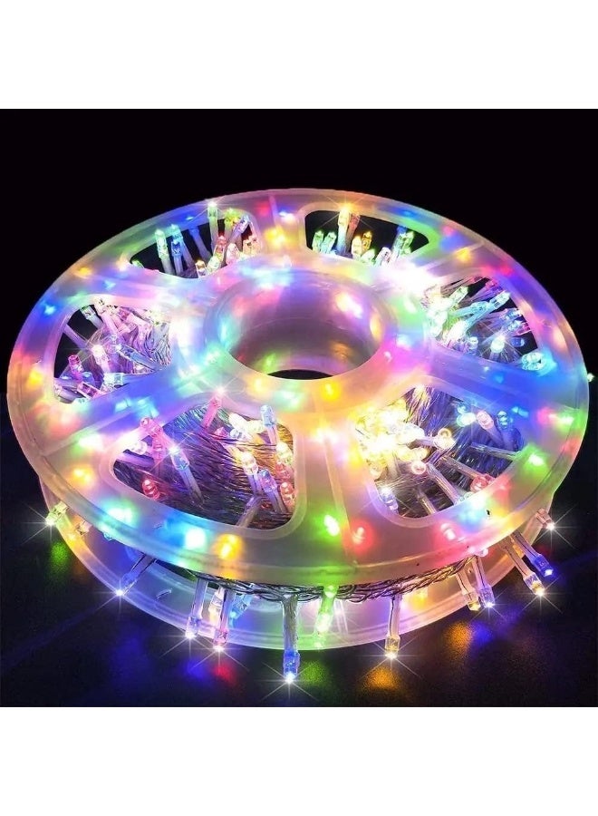 Home Care 50 متر أضواء خيوط الجنية LED، 320 LED، أبيض دافئ – قابس 3 دبابيس، 8 أوضاع، أضواء سلك نحاسي مقاوم للماء للتزيين الاحتفالي، المنزلي والخارجي - Image 2