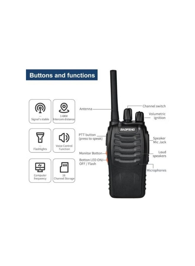 Baofeng Bf-888s Outdoor Pmr446Mhz European Frequency Intercom Wireless Handheld Manufacturer Spot - Image 4