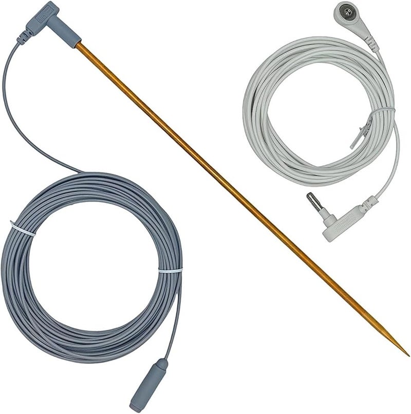 Copper Grounding Rod Kit With 40Ft Cord For Earthing And Grounding Tester - Image 2
