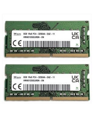 SK Hynix Slim Laptop DDR4 SODIMM Kit, 3200, 8GB, PC4 SO-DIMM, 1Rx8, for Dell HP Olinovo Laptop and Other Electronics, HMA81GS6DJR8N-XN - pzsku/Z41DF9AE4CB101753169EZ/45/_/1738410989/50b91420-6871-4504-9e01-528902da7557