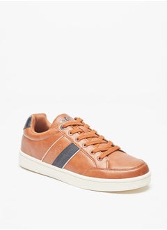 Lee Cooper Mens' Solid Sneakers with Lace-Up Closure  - Image 1