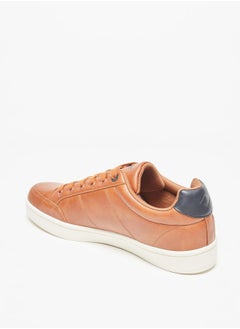 Lee Cooper Mens' Solid Sneakers with Lace-Up Closure  - Image 3