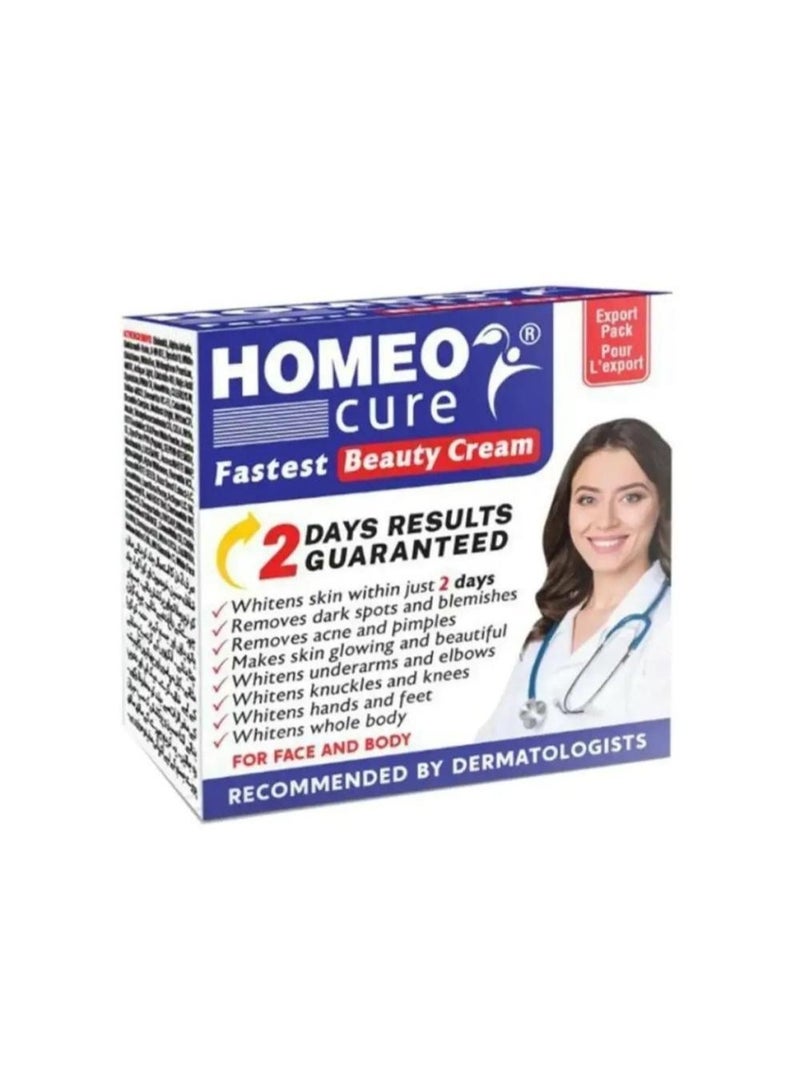 GLUPATONE Extreme Strong Whitening Emulsion Ultra Plus GS-120 For Face & Body 50ml and Homeocure Beauty Cream 30g, Combo Offer - Image 3