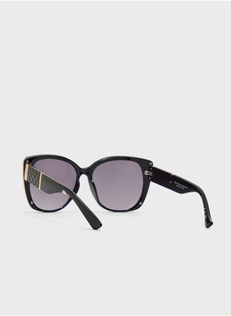 RIVER ISLAND - Laid On Lens Cateye Sunglasses - Image 1