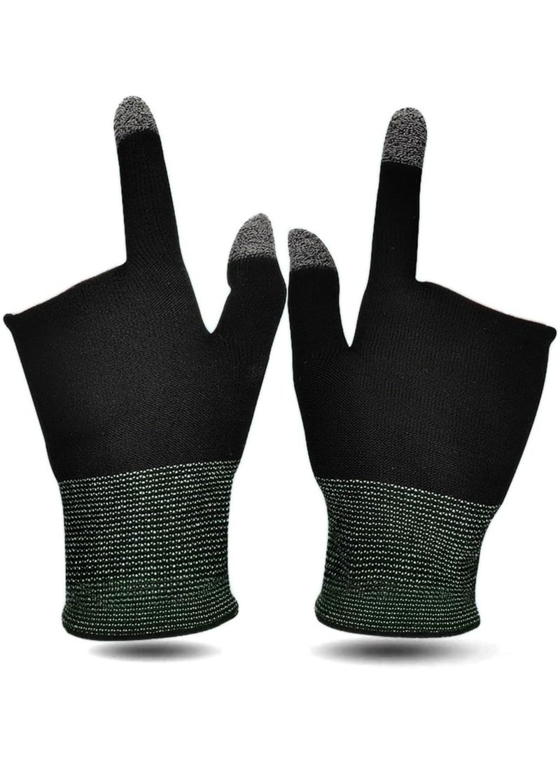 Oasisgalore Gaming Finger Gloves - E-Sports Thumb Sleeves, Highly Sensitive Nano-Silver Fiber  - Image 1