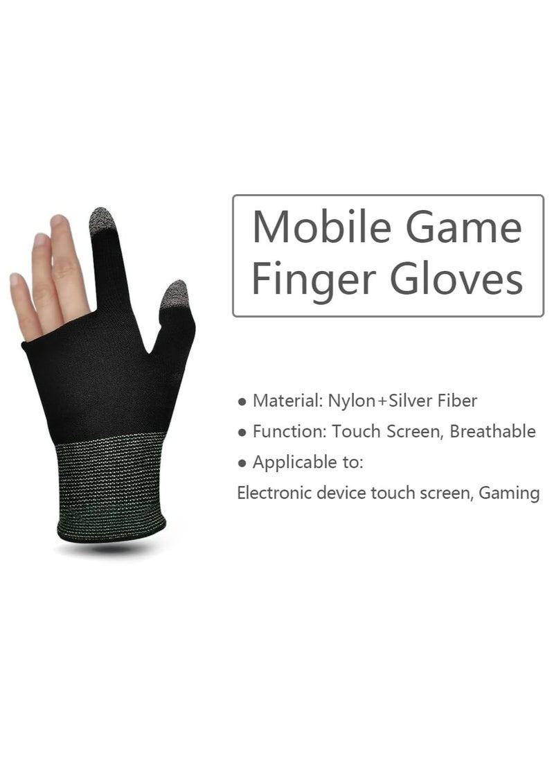 Oasisgalore Gaming Finger Gloves - E-Sports Thumb Sleeves, Highly Sensitive Nano-Silver Fiber  - Image 2