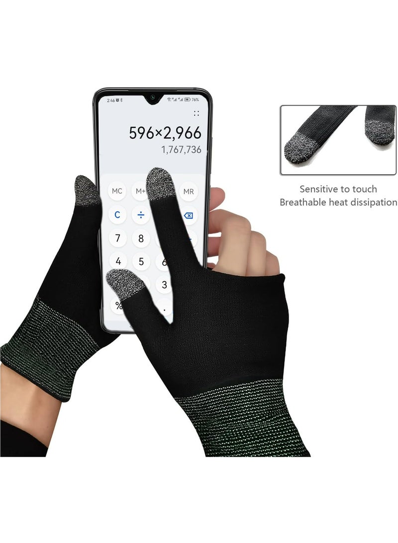 Oasisgalore Gaming Finger Gloves - E-Sports Thumb Sleeves, Highly Sensitive Nano-Silver Fiber  - Image 3