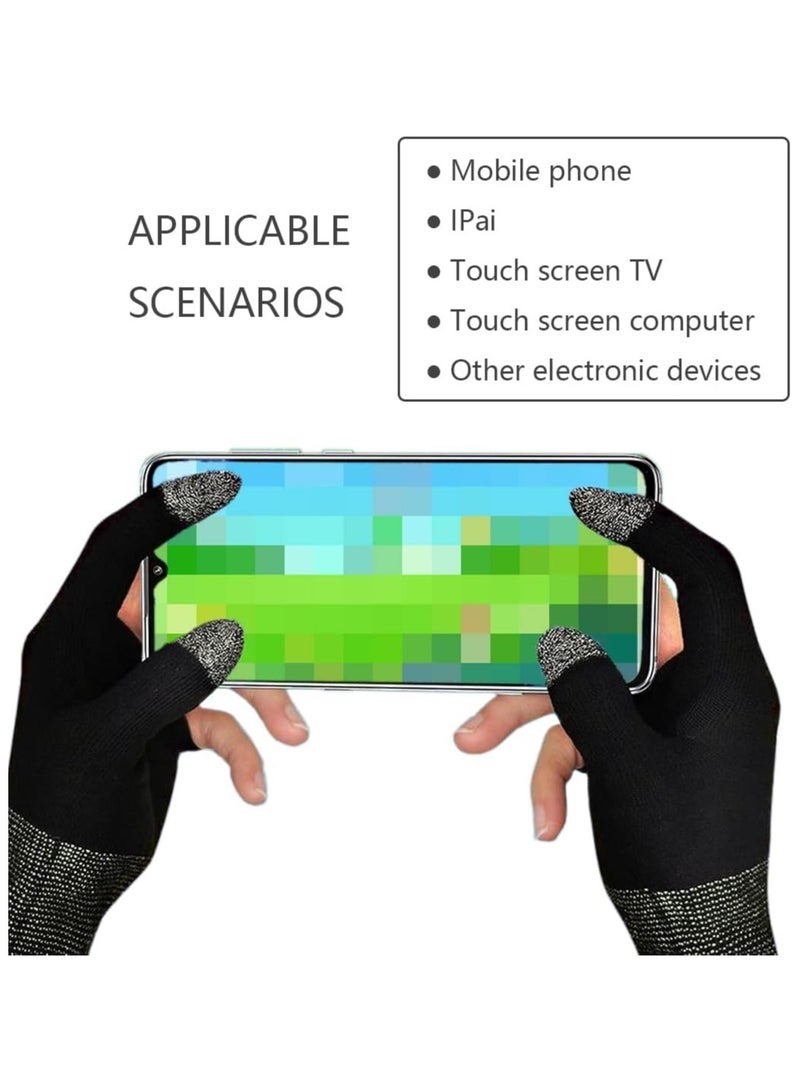 Oasisgalore Gaming Finger Gloves - E-Sports Thumb Sleeves, Highly Sensitive Nano-Silver Fiber  - Image 4