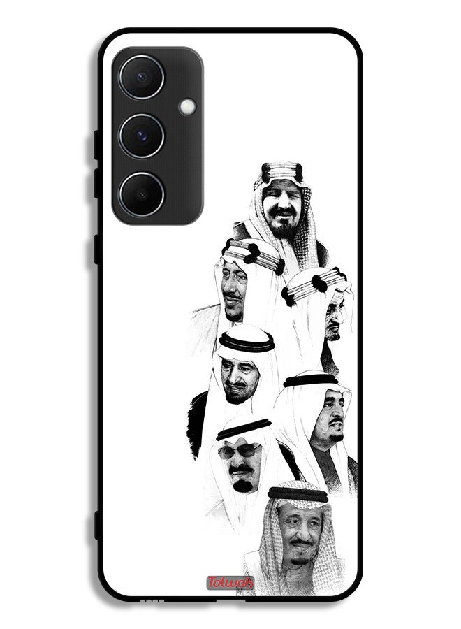 Tolwak Samsung Galaxy A55 5G Protective Case Cover Saudi Kings Art B_W - Image 1