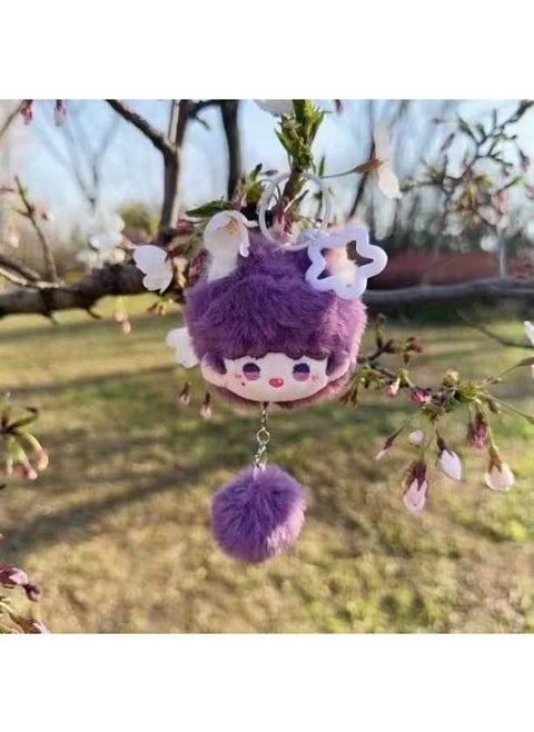 Love And Deep Space Surrounding Cotton Doll Qi Yu Shen Xing Hui Li Shen Fanen Plush Doll High Yan Value Doll Plant-Specifications:5cm (excluding Tail Length)-Color:Qiyu (including Keychain And Squeak)