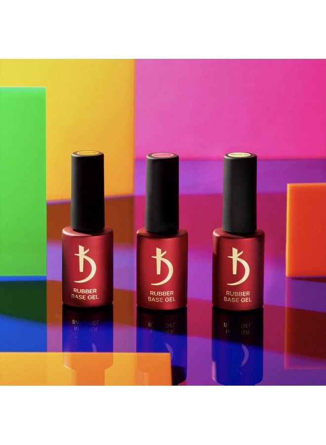 Kodi Professional Color Rubber Base Gel Neon 01 7 Ml 0.24 Oz Stylish Bright Original Shades (Neon 12) - Image 3
