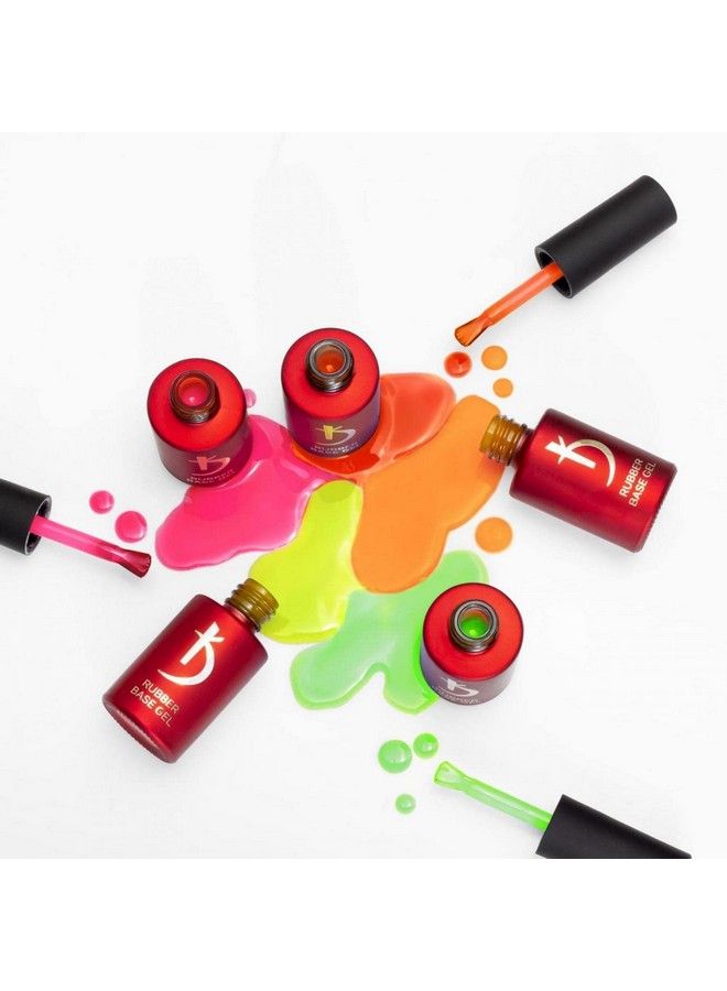 Kodi Professional Color Rubber Base Gel Neon 01 7 Ml 0.24 Oz Stylish Bright Original Shades (Neon 12) - Image 4