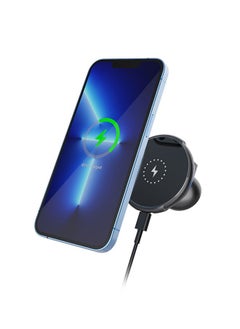 Fitit Magsafe Car Mount 15W Fast Charger for Apple and Android, for Car AC Vent with Strong Grip