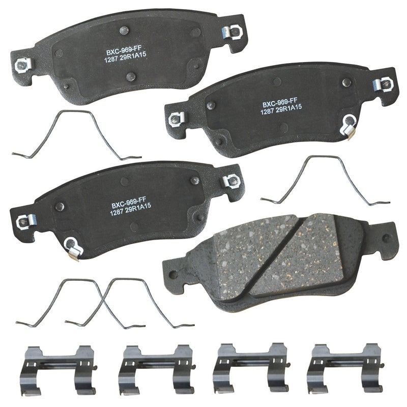 Bendix Premium SBC1287 Ceramic Front Brake Pads for INFINITI G35 2008-2007, G37 2013-2008, Q60 2015-2014 - Image 4