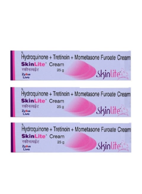 Skinlite Hydroquinone Tretinoin Mometasone Furoate Cream Pack of 3