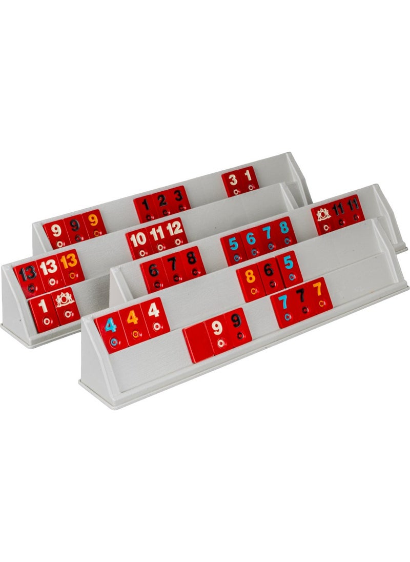 Sera - Special Series Plastic White Okey Set - Special Red Color Melamine Stone - Image 1