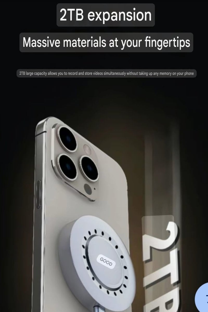 GODO M.2 NVMe Magnetic SSD Enclosure – USB 3.1 Gen2 10Gbps High-Speed Transmission External Case for M-Key SSD (2230/2242/2260/2280) - Image 4