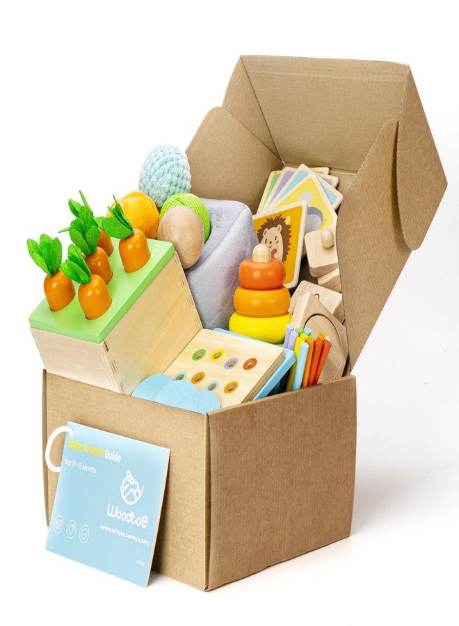 Woodtoe Montessori Toys for 1+ Year Old, Wooden Baby Learning Toys, Object Permanence Box, Color Sorting Sensory Toy, Fine Motor Skills Game, Educational Easter Toys for Boy Girl 1 2 3 Year Old - Image 1