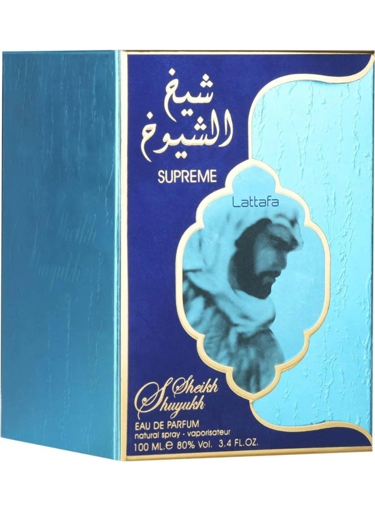 Lattafa Sheikh Al Shuyukh Supreme unisex perfume by Lattafa - 100ml - Image 3