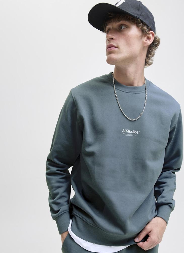 JACK & JONES Jjesoho Logo Crew Neck Sweatshirt  - Image 3
